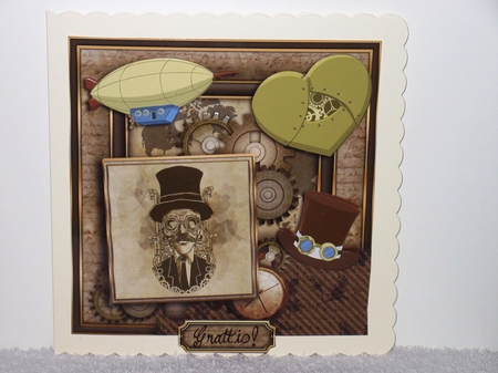Steam Punk 3 page Decoupage Mini Kit by Wayne Swan
