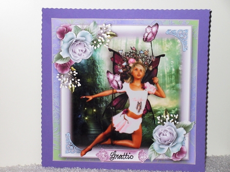 The Butterfly Swing Card Front Kit by Wayne Swan