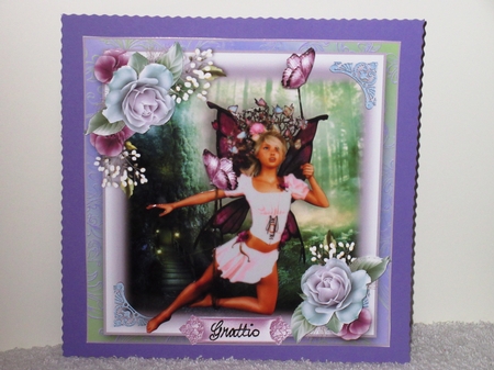 The Butterfly Swing Card Front Kit by Wayne Swan