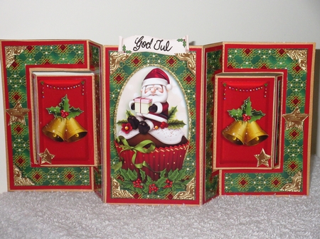 Tri-Shutter O Pop Out Xmas Card Kit.Two. by Wayne Swan