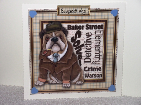 Sherlock 8x8 Decoupage 3 Page Mini KIt by Wayne Swan