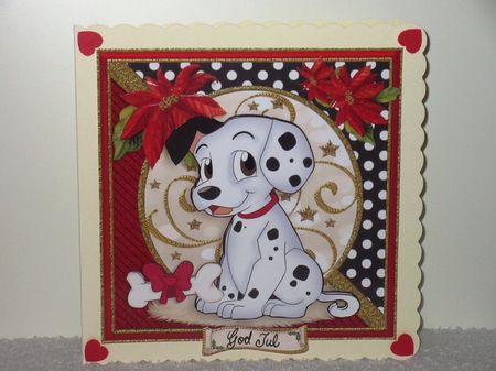 Spots For Christmas Card Front Kit 5 by Wayne Swan