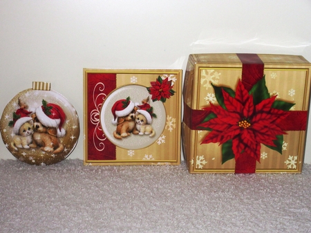 3D Bauble Card And Gift Box Mini Kit 3 by Wayne Swan