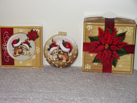 3D Bauble Card And Gift Box Mini Kit 3 by Wayne Swan