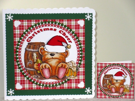 7x7 sending Christmas Cheer mini kit by Wayne Swan
