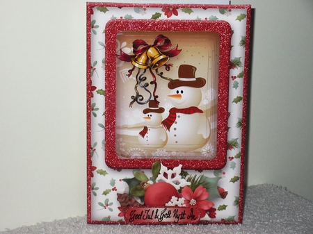Snowman Friends - A5 Pyramid Card Mini Kit by Wayne Swan