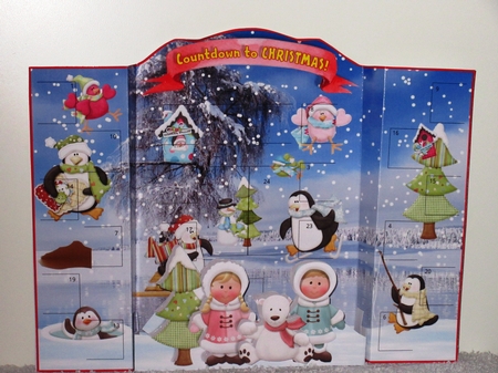 ADVENT CALENDAR CARD - Winter Fun by Wayne Swan