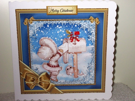 Winter Playground Card Front Mini Kit 5 by Wayne Swan