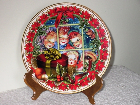 Christmas Plate with Stand Mini Kit 19 by Wayne Swan