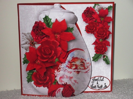 Santa Claus - Money Pot Card With Gift Pocket Mini Kit by Wayne Swan