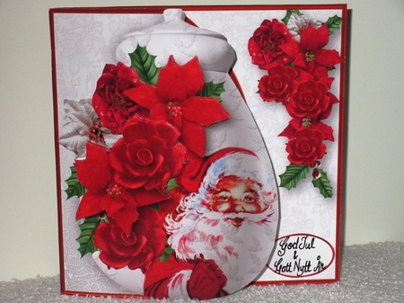 Santa Claus - Money Pot Card With Gift Pocket Mini Kit by Wayne Swan