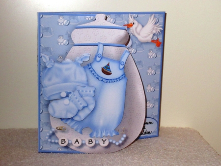 Baby Boy Money Pot Card Mini Kit by Wayne Swan