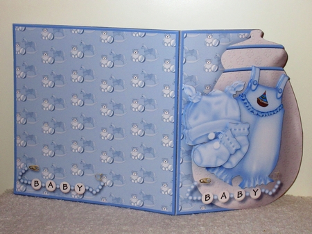 Baby Boy Money Pot Card Mini Kit by Wayne Swan