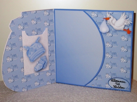 Baby Boy Money Pot Card Mini Kit by Wayne Swan