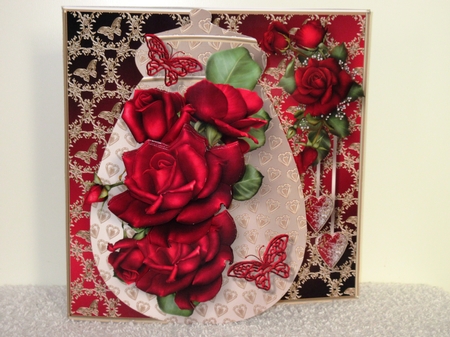 Romantic Roses Money Pot Card Mini Kit by Wayne Swan