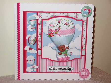 UP UP & AWAY 7.5 Decoupage & Insert Mini Kit All Occasions by Wayne Swan