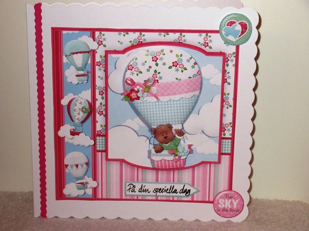 UP UP & AWAY 7.5 Decoupage & Insert Mini Kit All Occasions by Wayne Swan