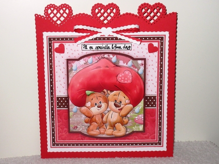 TOGETHER BEARS 7.5 Decoupage & Insert Mini Kit Various Occasions by Wayne Swan