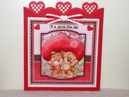 TOGETHER BEARS 7.5 Decoupage & Insert Mini Kit Various Occasions by Wayne Swan