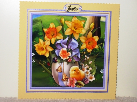 EASTER BUMPER KIT 7.5 Cards, Decoupage & Inserts by Wayne Swan