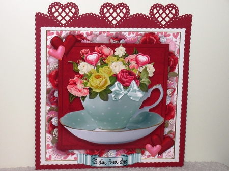A Cup of Love Card Front Bumper Kit by Wayne Swan
