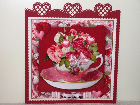 A Cup of Love Card Front Bumper Kit by Wayne Swan