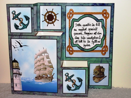 Three step fold       All at sea by Wayne Swan