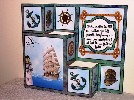 Three step fold       All at sea by Wayne Swan