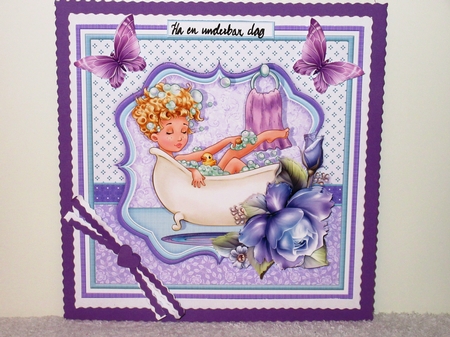 BATH TIME 7.8 All Occasion Decoupage & Insert Mini Kit by Wayne Swan