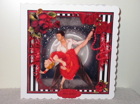 Tango In The Night Card Front Kit by Wayne Swan