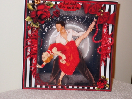 Tango In The Night Card Front Kit by Wayne Swan