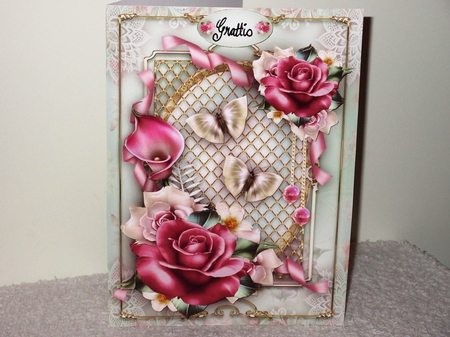 Shabby Roses With Butterflies Mini Kit by Wayne Swan