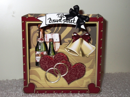 3D Romantic Diorama Shadow Box Card Mini Kit  - Wedding & Romance by Wayne Swan