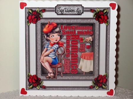 Romance 8x8 Decoupage Mini Kit by Wayne Swan