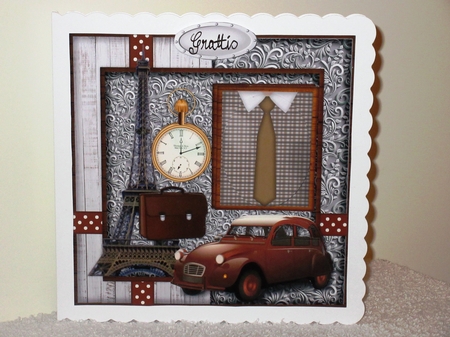 Male Card Paris Mini KIt by Wayne Swan