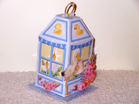 GIFT LANTERN & PRESENTATION BOX KIT - New Baby Boy by Wayne Swan