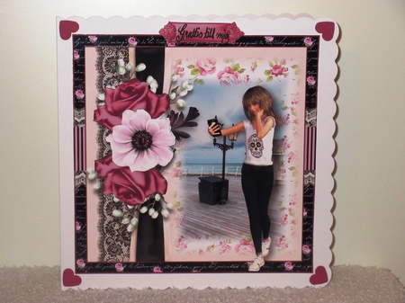 Teenage Selfie Card Front Kit by Wayne Swan