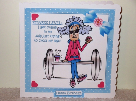 8x8 Stella and her fitness level mini kit by Wayne Swan