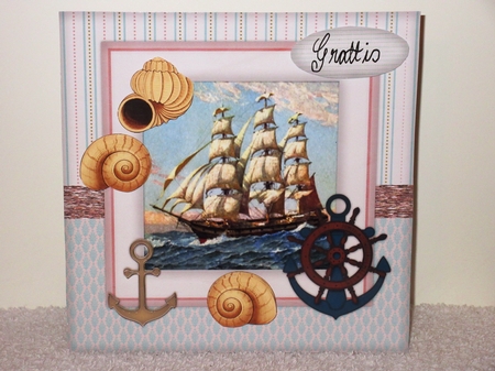 Male card Vintage Sailship 1 by Wayne Swan