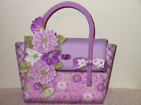 Lilac Flowers - Bag Card Mini Kit by Wayne Swan