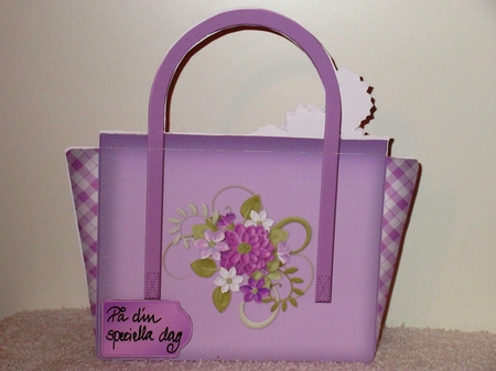 Lilac Flowers - Bag Card Mini Kit by Wayne Swan