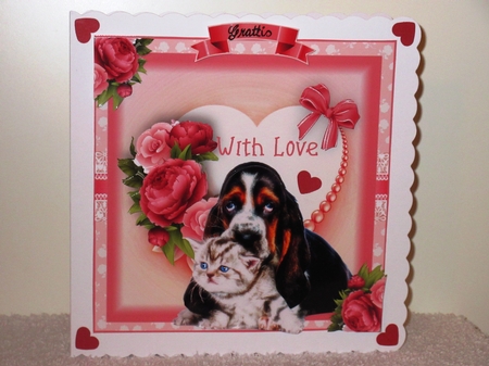 A Fine Romance Card Front Kit by Wayne Swan