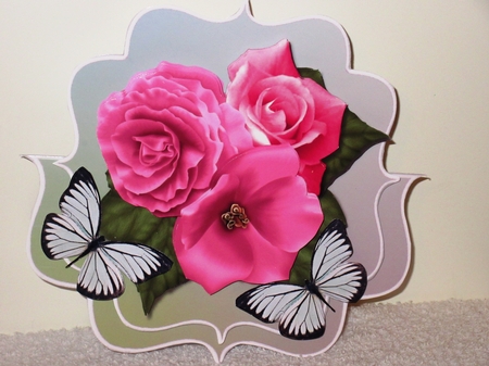 Over The Edge Card Flowers & Butterflies Mini Kit by Wayne Swan