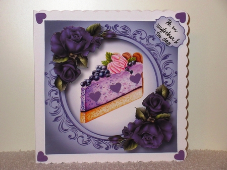 Sweet Birthday Wishes - Blueberry Cheesecake by Wayne Swan