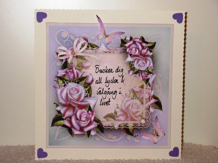 Soft Lilac Roses Mini Kit by Wayne Swan