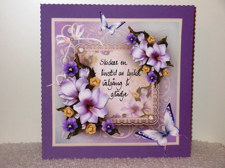 Soft Lilies Card Mini Kit by Wayne Swan