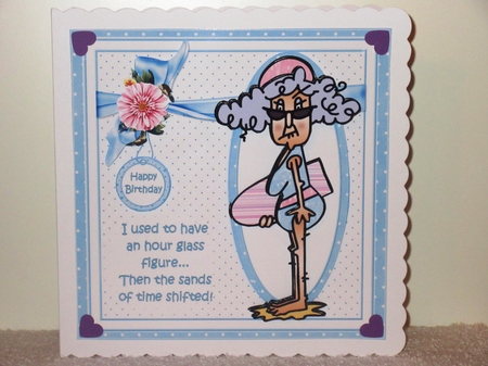 8x8 Stella and her hour glass figure mini kit by Wayne Swan