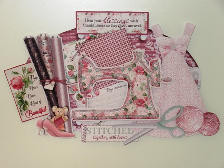 Sew Crafty - Hanging Oval Plaques Trio by Wayne Swan