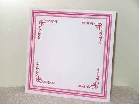 NEW BABY BOY & NEW BABY GIRL 7.5 Blue & Pink Blank Inserts by Wayne Swan