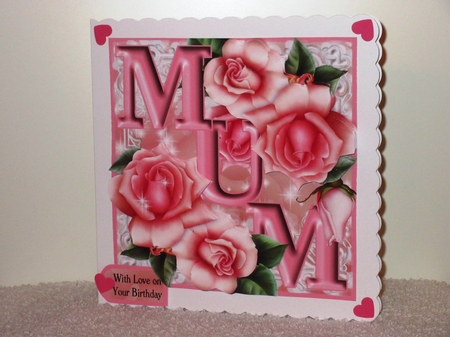 Mum - On a Bed of Roses by Wayne Swan